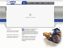 Tablet Screenshot of dewittexc.com